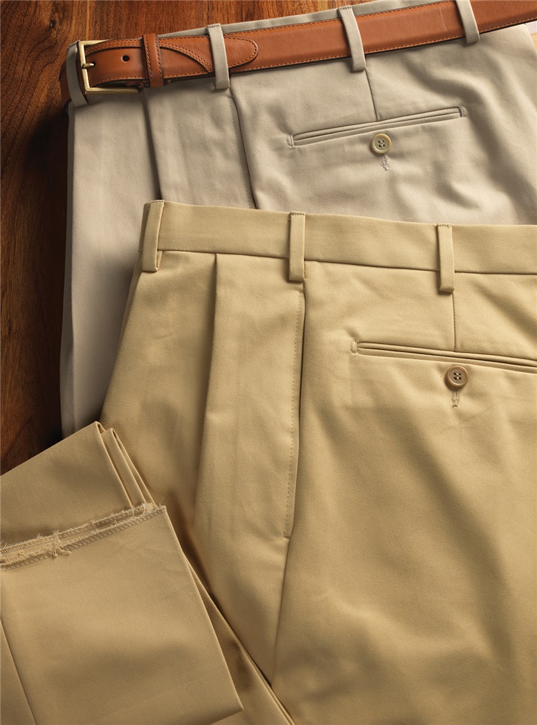 Fall/Winter Weight English Drill Trousers - Short Rise