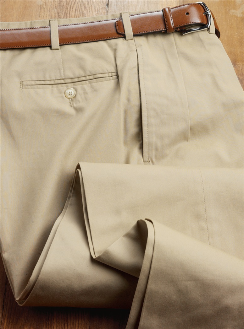 Fall/Winter Weight English Drill Trousers in Khaki