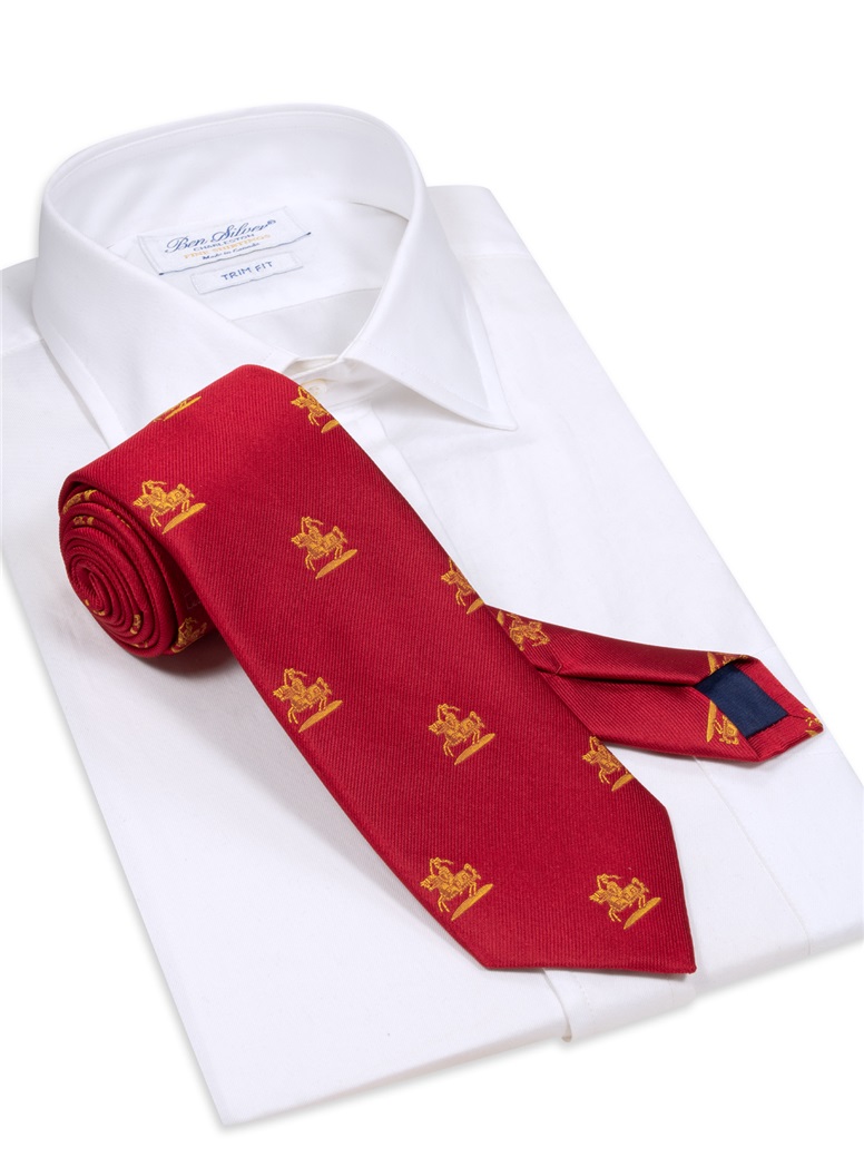 J144- Fife and Forfar Crested Tie
