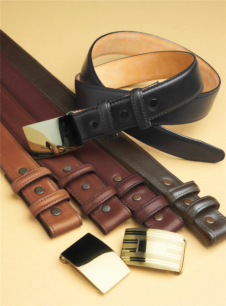 Calfskin Leather Belt Straps