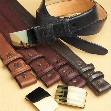 Calfskin Leather Belt Straps