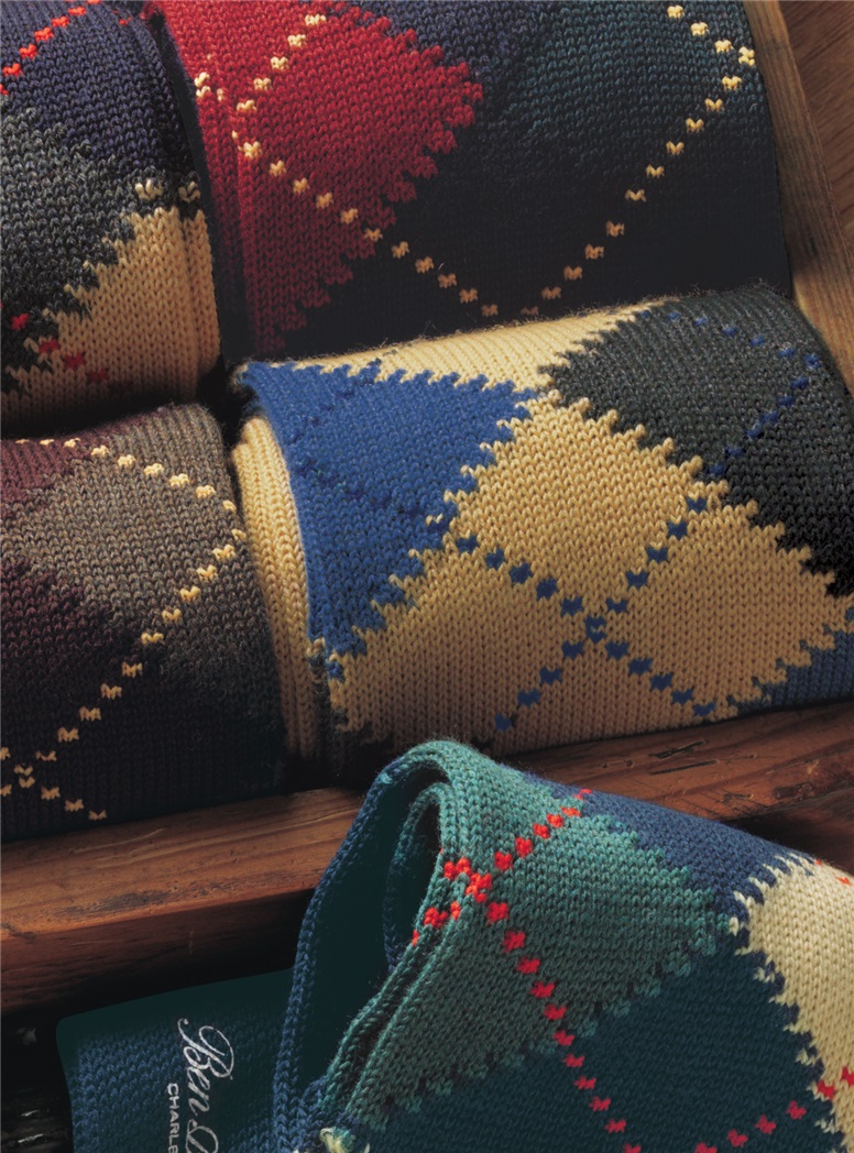 Argyle Socks in Wool