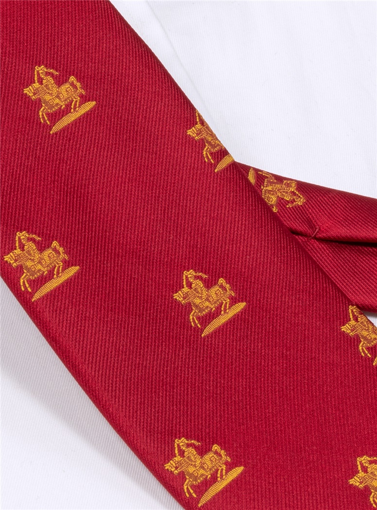 J144- Fife and Forfar Crested Tie