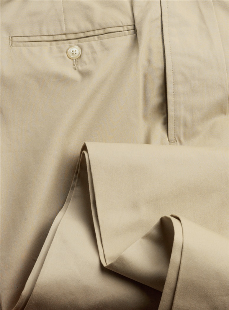 Fall/Winter Weight English Drill Trousers in Khaki