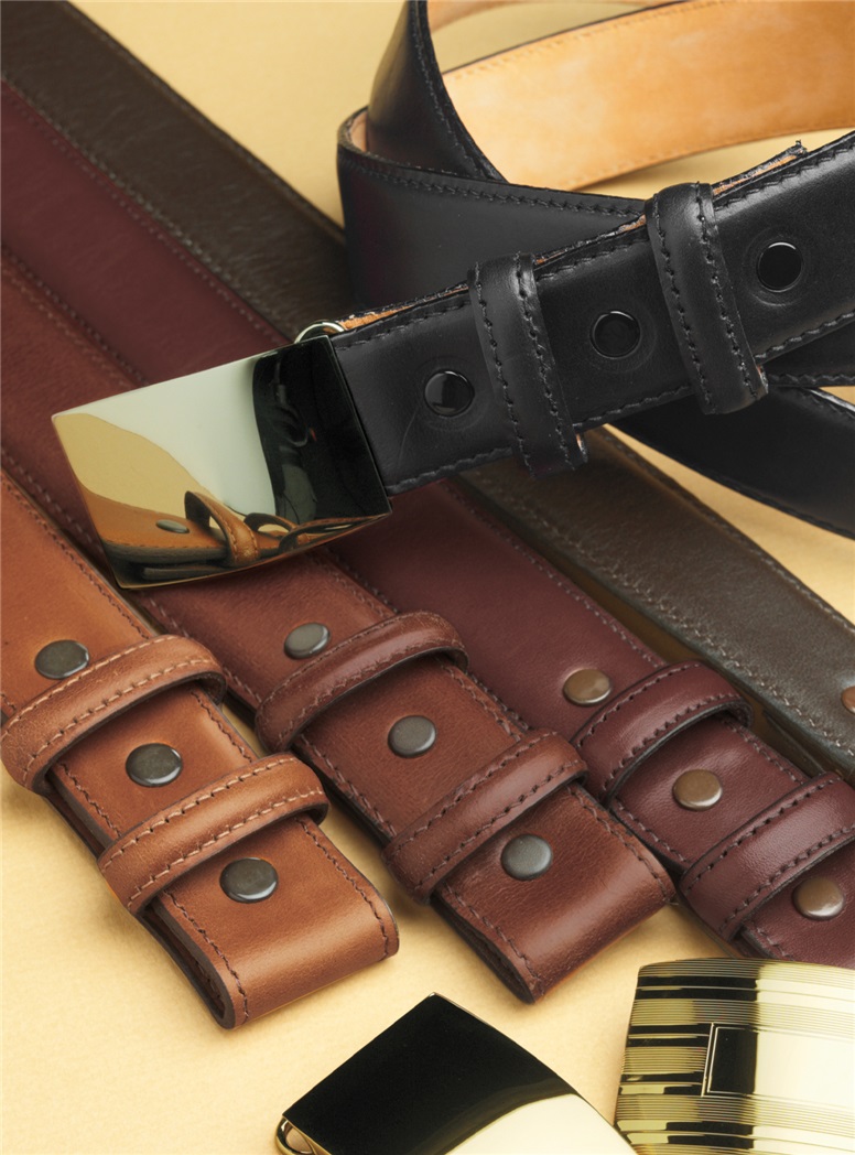 Calfskin Leather Belt Straps