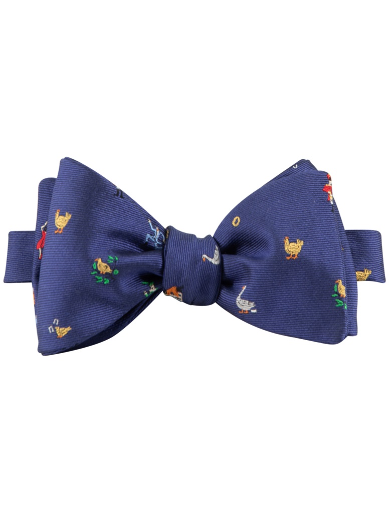 12 Days of Christmas Bow in French Blue