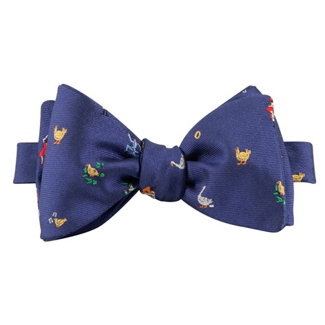 12 Days of Christmas Bow in French Blue