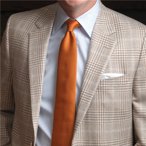 Cream Glen Plaid Cashmere Sport Coat