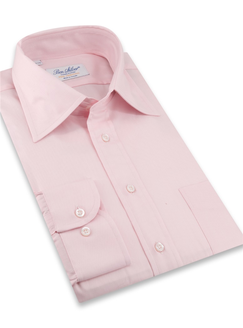 Classic Pink Twill in Kelly Collar