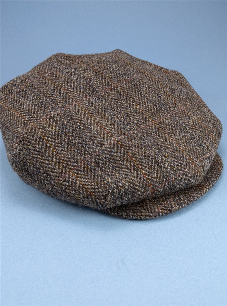 Harris Tweed Turnberry Cap, Size 7.1/4 - The Ben Silver Collection