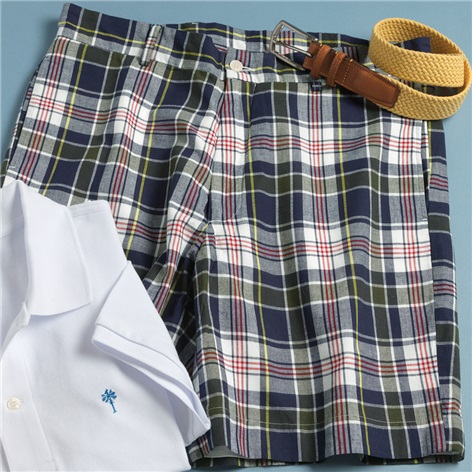 Madras Cotton Shorts