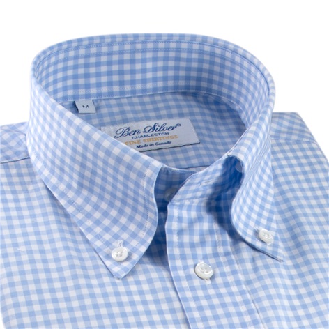 Light Blue Gingham Button Down