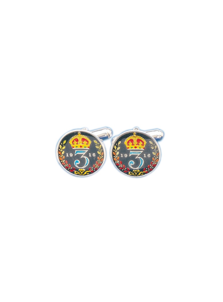 George V Threepence-Black
