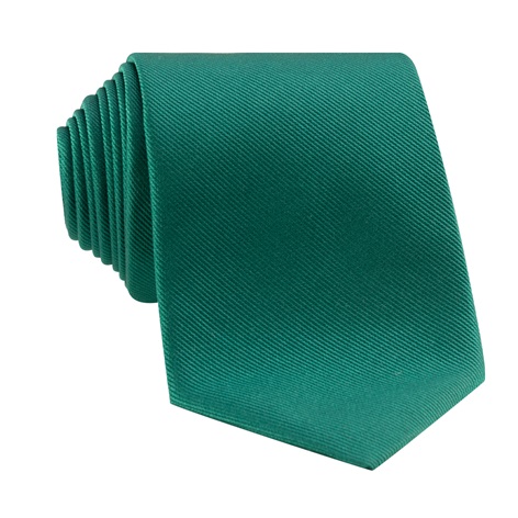 Silk Signature Solid Tie in Jade