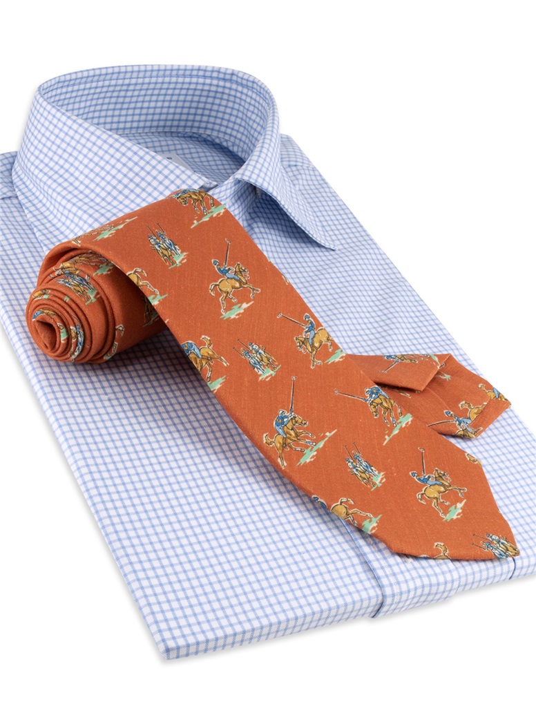 Drakes Men's Square Silk Tie