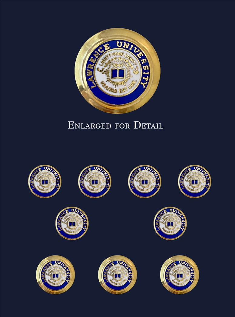 Lawrence University Blazer Button