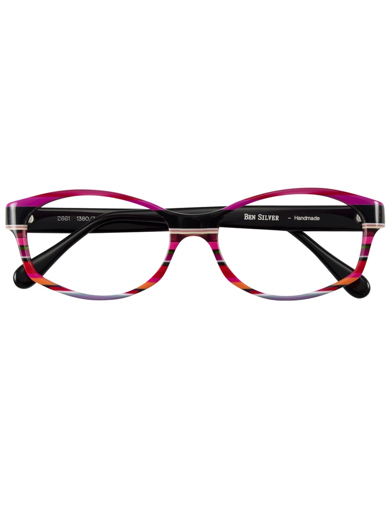 Multi-Colored Handmade Frame in Magenta, Cherry, and Black