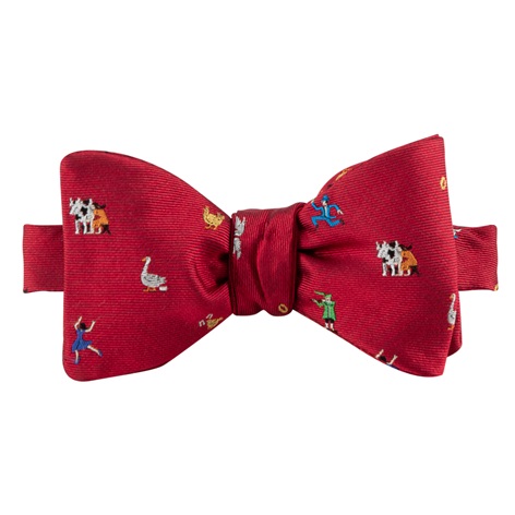 12 Days of Christmas Bow in Red
