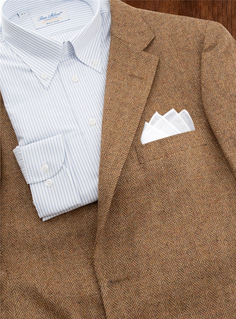 Sienna Herringbone Wool Sport Coat