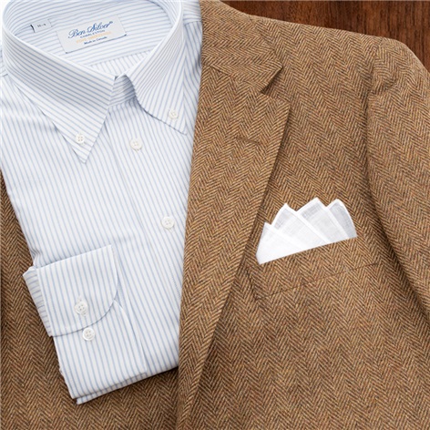 Sienna Herringbone Wool Sport Coat