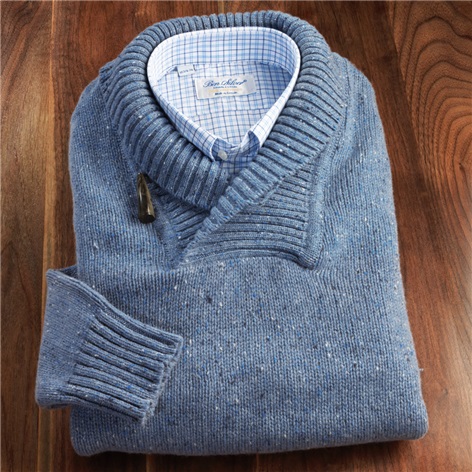 vinson shawl collar sweater