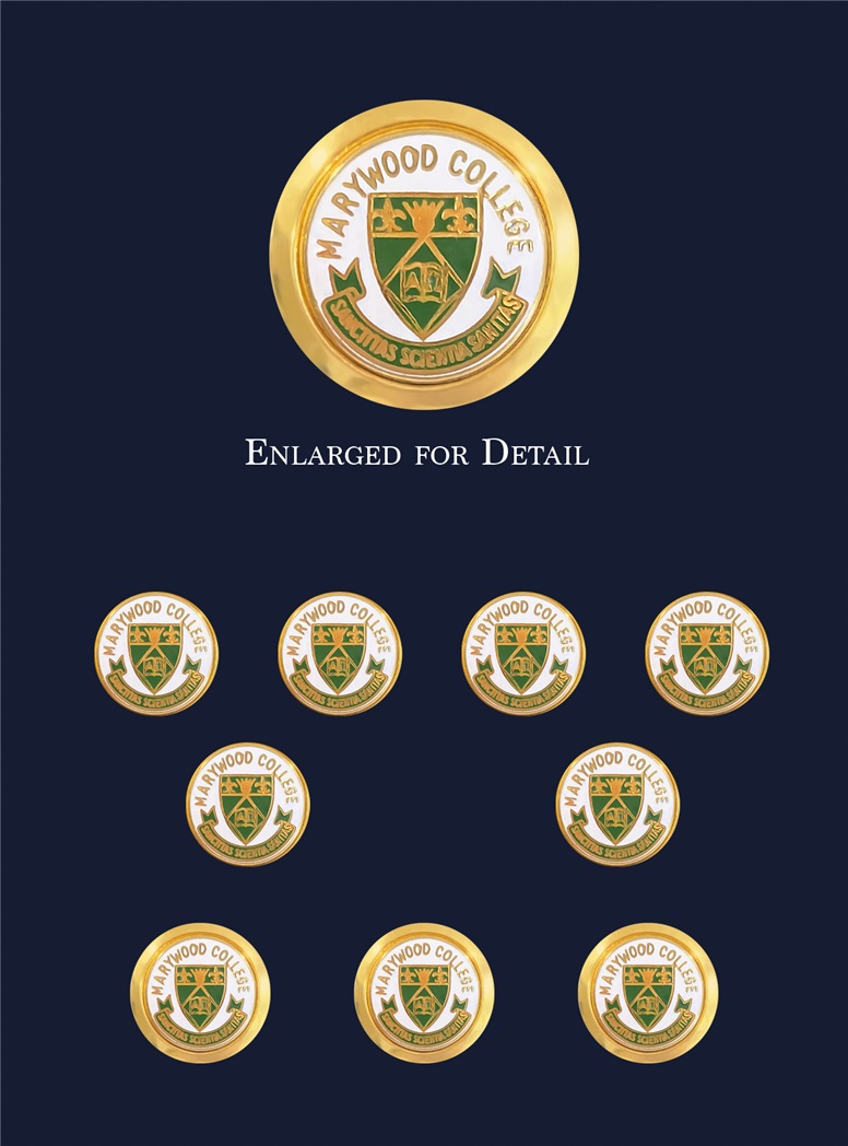 Marywood College Blazer Button
