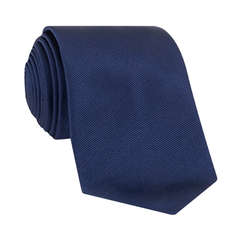 Silk Solid Signature Tie in Navy