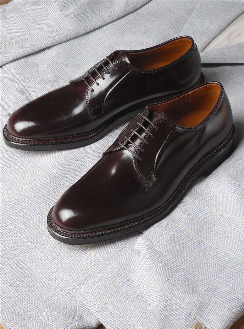 alden cap toe blucher