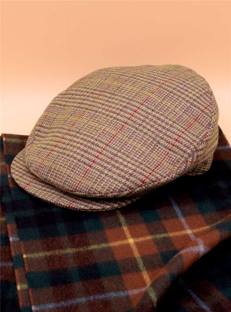 Cashmere Helmsley Glen Plaid Cap