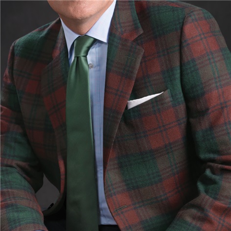 Lindsay Tartan Cashmere Sport Coat