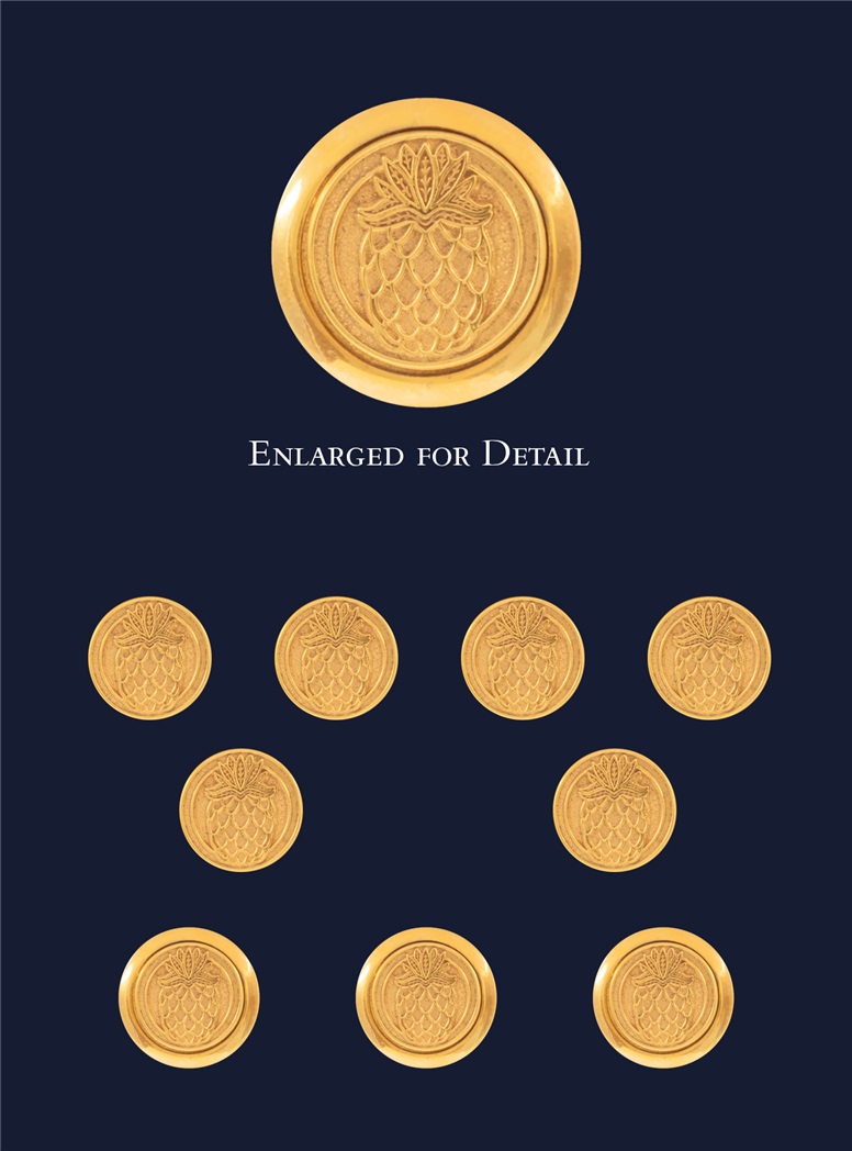 Pineapple Blazer Buttons