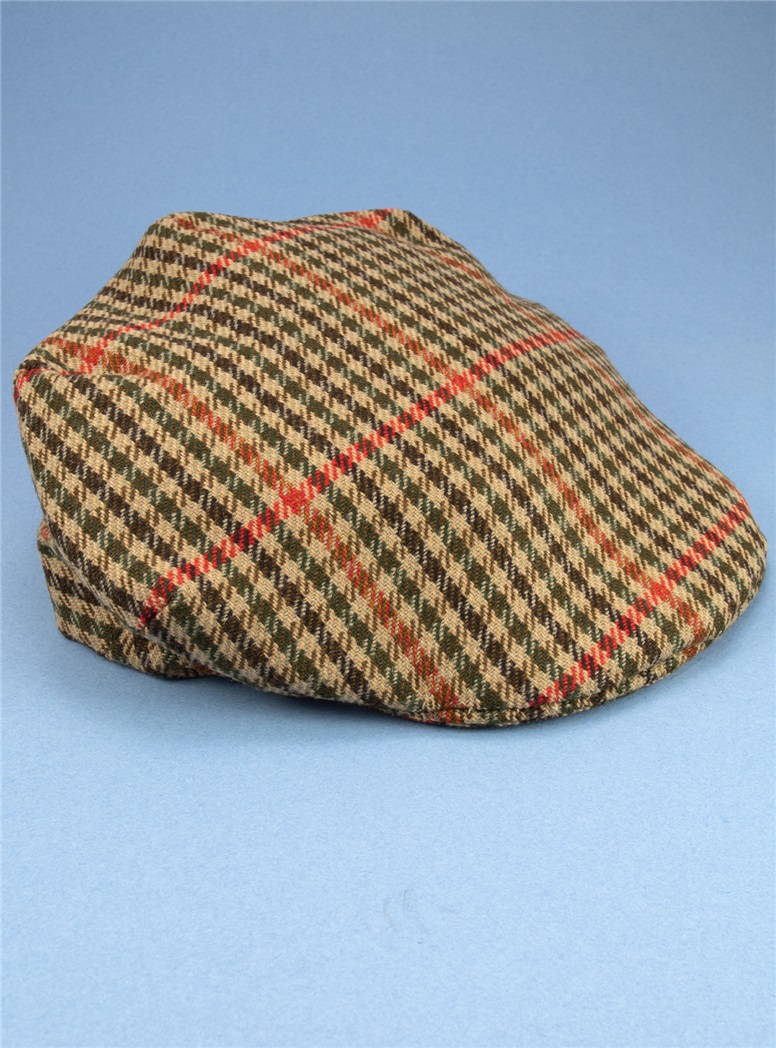 Wool District Check Turnberry Cap, Size 7.1/4