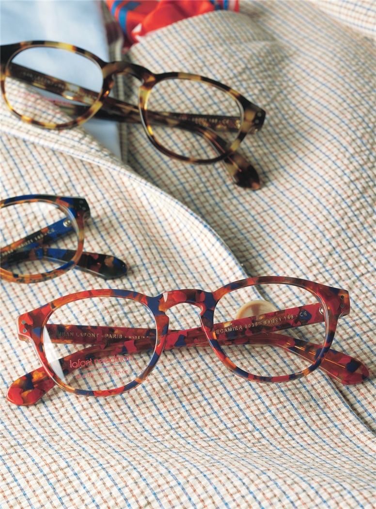 Semi-Square Frame in Red Tortoise
