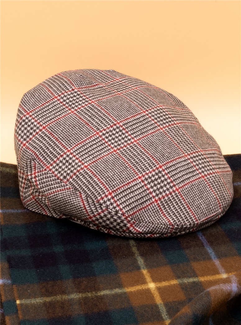 Cashmere Garforth Glen Plaid Cap