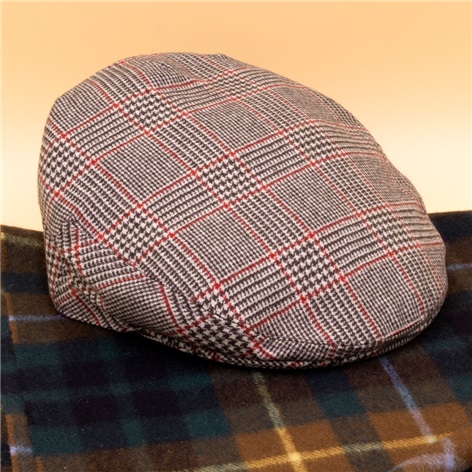 Cashmere Garforth Glen Plaid Cap
