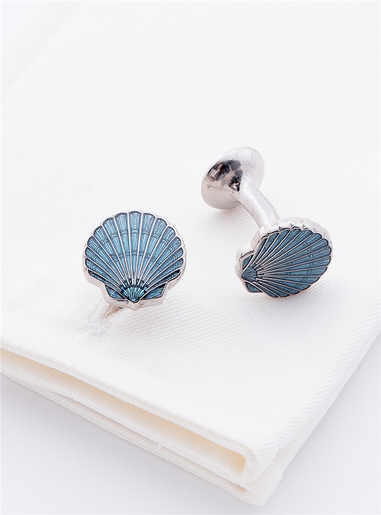 Scallop Design Cufflinks