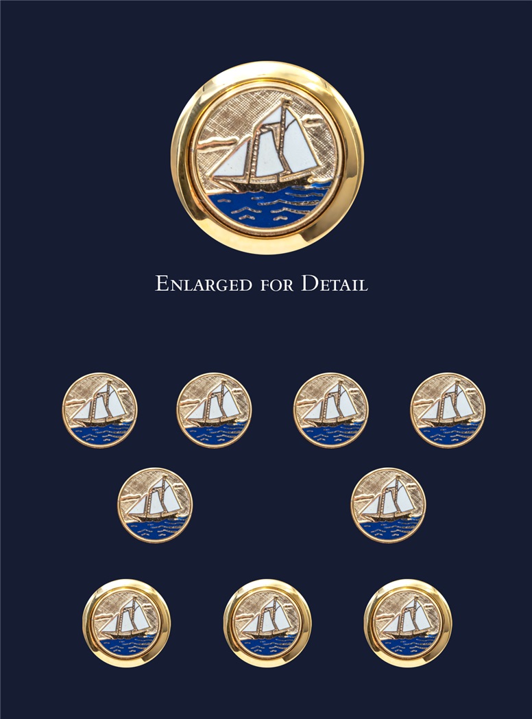 Ship Blazer Button