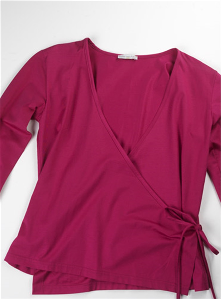 Marie Meunier Edwina Cotton Shirt in Fuchsia