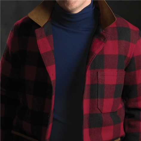 Rob Roy Check Wool Blanket Coat