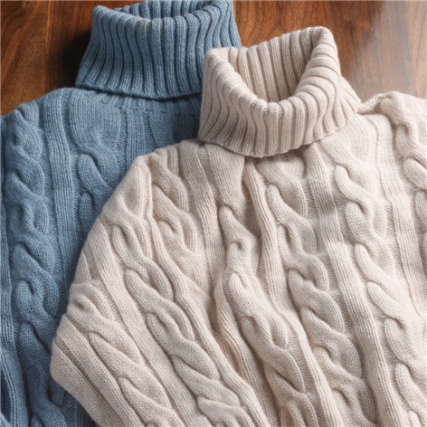 Ladies Cashmere Turtleneck Sweaters