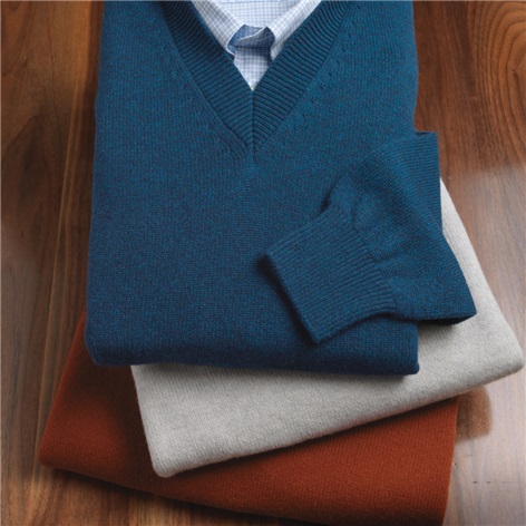 Cashmere V-neck Sweaters