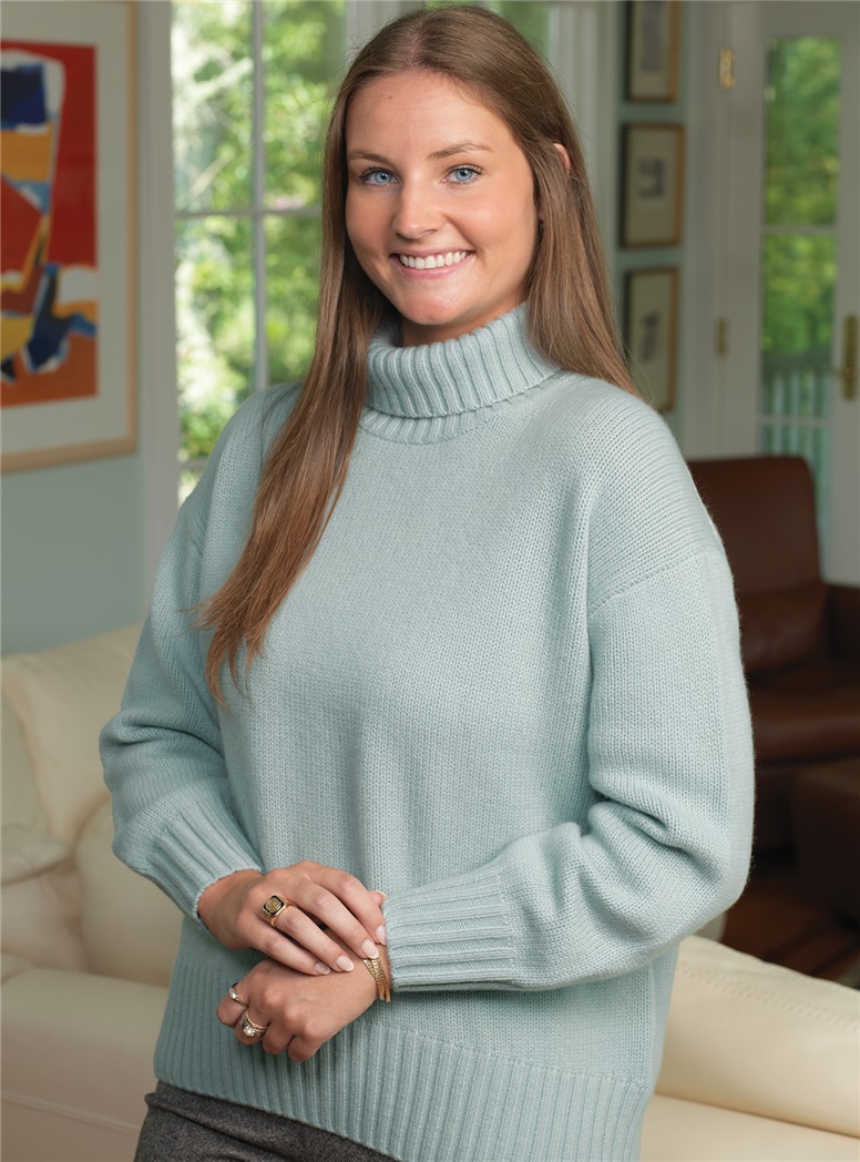 Ladies Cashmere Turtleneck