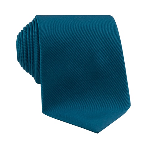 Silk Signature Solid Tie in Teal