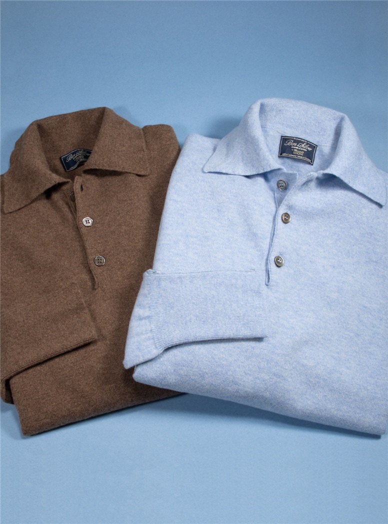 Cashmere Polo Sweaters