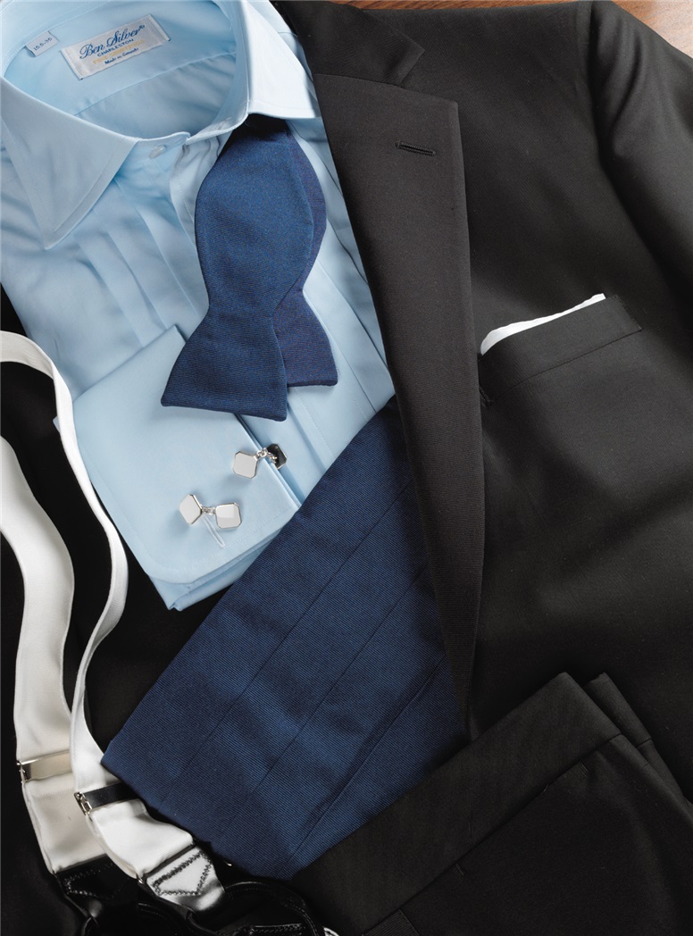 Notch Lapel Tuxedo in Super 150s Wool