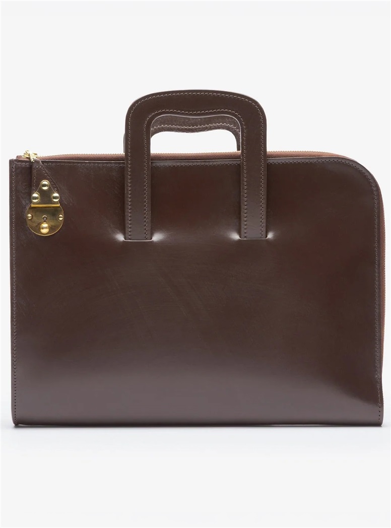 The Melbury Folio in Dark Brown