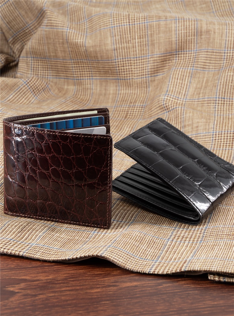 Black Alligator Billfold