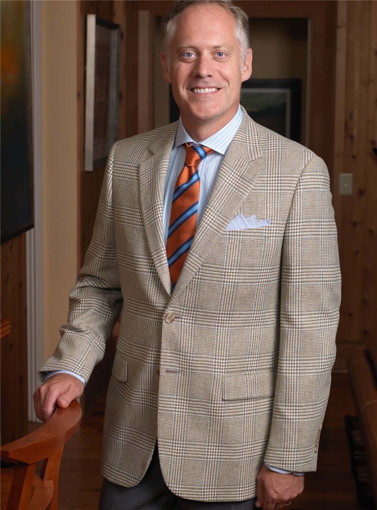 Wool and Cashmere Glen Plaid Sport Coat