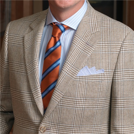 Wool and Cashmere Glen Plaid Sport Coat