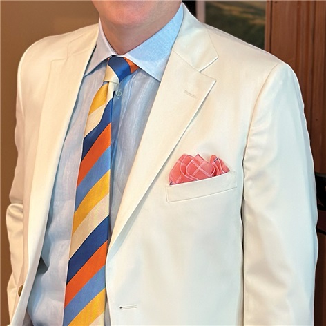 Tropical Wool Sport Coat in Cream